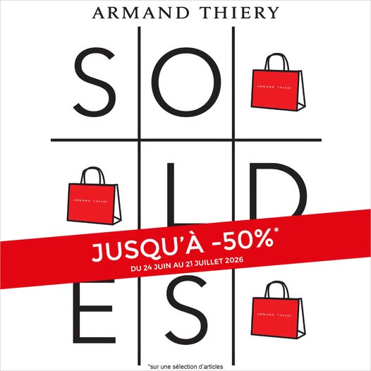 Soldes d'été 2026 - Armand Thiery
