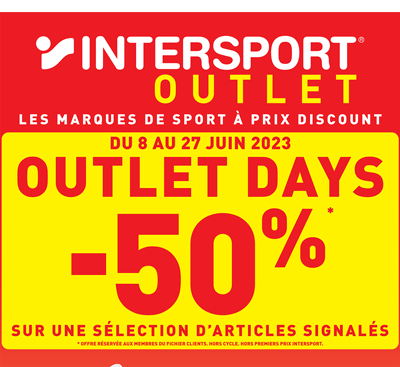 Intersport Outlet - Juin 23